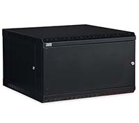 6U LINIER® Fixed Wall Mount Cabinet - Solid Door