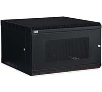 6U LINIER® Fixed Wall Mount Cabinet - Vented Door