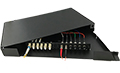 Lightweight Alluminum 1 panel Wall Mount Fiber Optic Termination Box Enclosure
