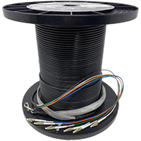 Indoor / Outdoor 50/125 OM3 Multimode Preterminated Fiber Optic Assemblies