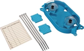 12 Fiber Fiber Plastic Splice Tray with Spindle by Multilink