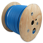 Cat 5e 350MHz Shielded (STP) Solid Conductor 24AWG Plenum Rated (CMP) Ethernet Cable 1000 Ft Made in the USA by CCT