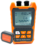 QuickTreX&reg; Multipurpose All-In-One Fiber Optic Visual Fault Locator, Optical Power Meter, and RJ45 LAN Cable Tester w/ LC Adapter Included