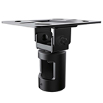 1.5 Inch NPT Angled Ceiling Plate for Mounting 1.5 Inch NPT Pipe and NPT Ceiling Mount TV Mounts