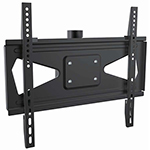 1.5 Inch NPT Pipe Ceiling Mount TV Mount for 32 Inch to 55 Inch TV with -12 to +5 Degree Tilt Range and  and -5 to +5 Degree Swivel Range