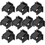 RJ45 Port Dust Cover Plug Cap for Ethernet Network Ports - 10 Pieces