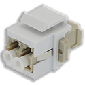 LC Duplex Multimode OM1 62.5/125 Fiber Optic Keystone Coupler by QuickTreX