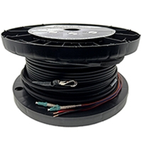 Multimode OM3 Hybrid Fiber Optic Asesmbly