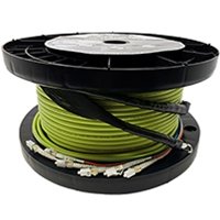 OM5 50/125 Multimode Ultra Thin Indoor Armored Pre-Terminated Fiber Optic Assemblies