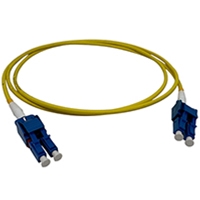 Stock Armored Singlemode Duplex Fiber Optic Patch Cables