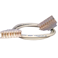 110 to 110 Cat 5E Custom Ethernet Patch Cables made in the USA