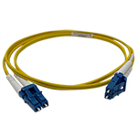 LC to LC Plenum Rated Singlemode 9/125 Premium Custom Duplex Fiber Optic Patch Cable with Corning® Glass - Made in the USA by QuickTreX®
