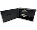 Lightweight Alluminum 2 panel Wall Mount Fiber Optic Termination Box Enclosure