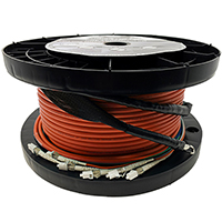 OM1 62.5/125 Multimode Ultra Thin Indoor Armored Pre-Terminated Fiber Optic Assemblies