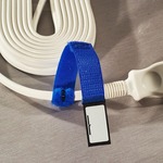 5/8 Inch Wide by 6 Inch Original CableWrap W/ Write On | 10 Pack