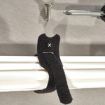 8 Inch by 1/2 Inch wide Rip-Tie Lite Cable Ties Screw Mount - 10-Pack