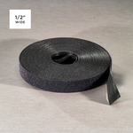 5/8 Inch Wide Black WrapStrap Plus - 75 Foot Roll