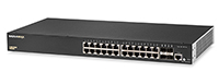 24 Port Gigabit PoE+ Managed Network Switch with 4 Gigabit SFP Ports - 300 Series by Signamax