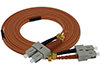 Stock 1 meter SC to SC 62.5/125 OM1 Multimode Duplex Patch Cable