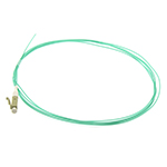 2 meter LC UPC LSZH OFNR OM3 50/125 Fiber Optic Pigtail-10 Pack