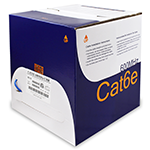 Cat 6E Unshielded UTP Solid Conductor 23 AWG CMR Ethernet Cable 1000 Ft