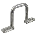 2 Inch D-Rings - 50 Pack - Indoor/Outdoor Rated Aluminum Cable Distribution Management Rings for Cable Support & Wire Management