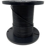 12 Strand Indoor/Outdoor Plenum Rated Multimode 10/40/100 GIG OM4 50/125 Fiber Optic Cable by the Foot with Corning® Glass - Made in the USA