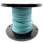 2 Strand Indoor Plenum Rated Multimode 10-GIG OM3 50/125 Fiber Optic Cable by the Foot with Corning® Glass - Made in the USA