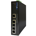 5 Port Unmanaged Industrial DIN Rail Fast Ethernet Network Switch by Unicom