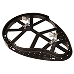 16 Inch Fiber Optic Cable Sno-Shoes w/ Standard Tap Brackets (2 Pack) for Slack Storage of Aerial Mounted Fiber Optic Cabling by Multilink&reg;