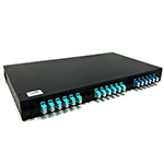 Lightweight Alluminum 3 panel Wall Mount Fiber Optic Termination Box Enclosure