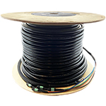 288 Fiber MTP APC (24 x 12) Corning ALTOS Outdoor Armored Direct Burial Rated (OSP-DB) Singlemode Custom Fiber Optic MTP Trunk Cable Assembly - Made in USA by QuickTreX® with Genuine US Conec® Connectors and Corning® Glass