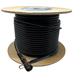 12 Fiber MTP/MPO IP68 Rated Corning Altos Outdoor (OSP) Loose Tube Singlemode Preconnectorized Fiber Optic Harness Assembly with Weatherproof Senko Connectors - Made in USA by QuickTreX®