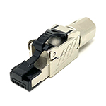 QuickTreX&reg; Cat 8 Shielded Toolless Modular Plug - 40G - TAA Compliant - RoHS Compliant and UL Listed