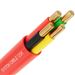 Premium 16/4 AWG Plenum Rated Indoor/Outdoor Fire Alarm Cable - RED 1000FT - EZ-Pull Box - Solid Copper Conductors, FPLP, CL3P, FT6 by Syston