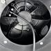 Close-Up of Cable Reel Core