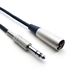 6 FT XLR 3 Pin Male to 1/4 Inch TRS Balanced Audio Microphone Cable with Metal Nickel Plated Shell and Connectors