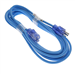 25 Ft Blue Power Extension Cord with 14/3 AWG Conductors  (AC125V / 15A / 1875W) - Outdoor rated - Flame retardant