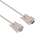 100Ft DB9 Male to Female Serial Cable Fully Shielded With Molded Connectors