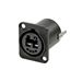 Neutrik OpticalCON DUO Chassis Connector with Shell Ground for SMPTE Cable Shield
