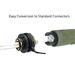 Easy Conversion to Standard Connectors