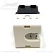QuickTreX Premium Cat 5E Keystone Jack Back View Capped