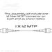 QuickTreX MTP Trunk Assembly 1 x 12 MTP Configuration