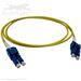 Stock 3 meter LC UPC Uniboot to LC UPC Uniboot Armored Singlemode OS2 Duplex Plenum Rated OFCP Fiber Optic Patch Cable by QuickTreX®