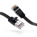 3 Ft Cat 6 Shielded Flat 30AWG Stock Ethernet Patch Cable