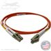 LC to LC Plenum Rated Multimode OM1 62.5/125 Premium Custom Duplex Fiber Optic Patch Cable with Corning® Glass - Made in the USA by QuickTreX®
