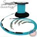 72 Strand Indoor/Outdoor Plenum Rated Multimode 10-GIG OM3 50/125 Pre-Terminated Fiber Optic Micro-Distribution Cable Assembly with Corning® Glass - Made in the USA by QuickTreX®
