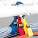 1-1/2 Inch By 9 Inch CableCarrier-LG with 4.5 Inch Heavy Duty Locking Carabiner - 4 Pack