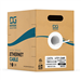 Cat 6 UTP Solid 24AWG 600MHz Riser Rated (CMR) Ethernet Cable with Spline 1000Ft by DG Network Solutions