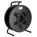 Schill HT 480 Classic Steel Cable Reel w/ Auxiliary Spool w/ Velcro Strap and Feed-Through Hole, Grommet, and Clamp in Core for Cable Entry / Strain Relief